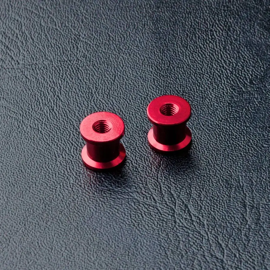 Mst Alum. Post M3 X 7.5 - Red 1