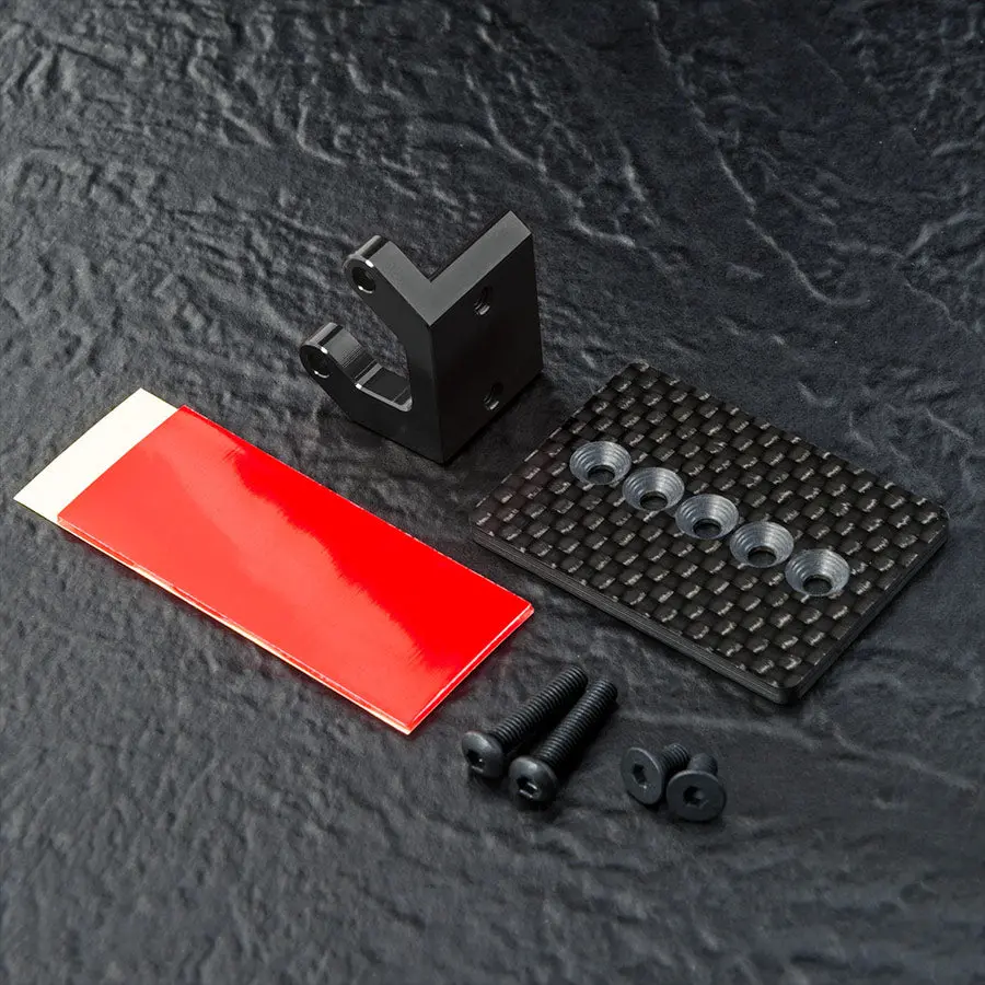 Mst Rmx Alum. Esc Rear Mount Set - Black 1
