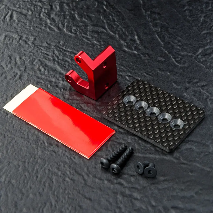 Mst Rmx Alum. Esc Rear Mount Set - Red 1