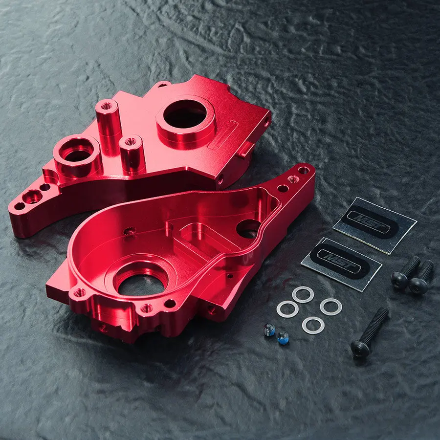 Mst Rmx Alum. Spur Gearbox Set - Red 1