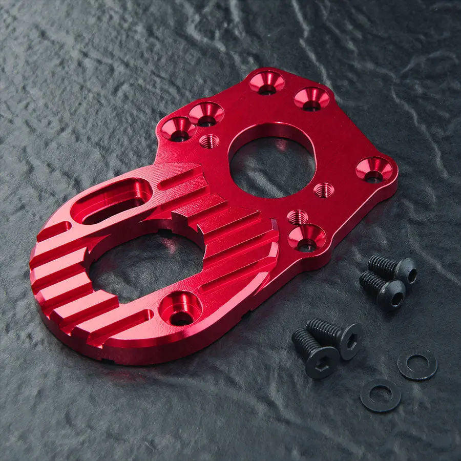 Mst Rmx Alum. Spur Gearbox Motor Heat Sink Mount - Red 1
