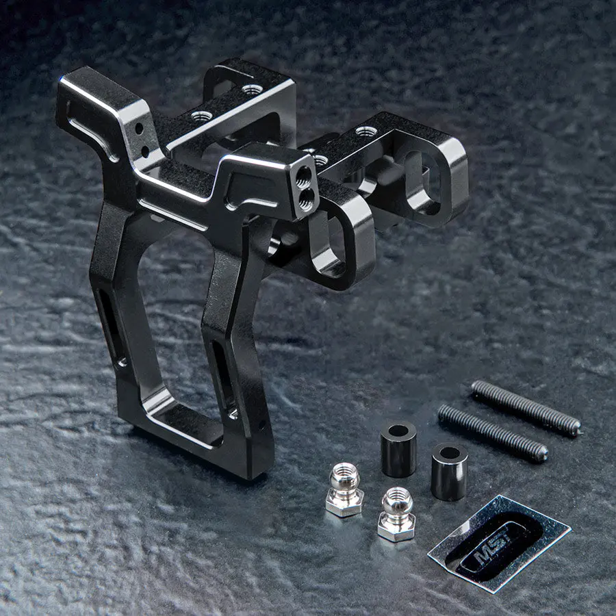 Mst Alum. Lightweight Integrated Front Head Mount - Black 1