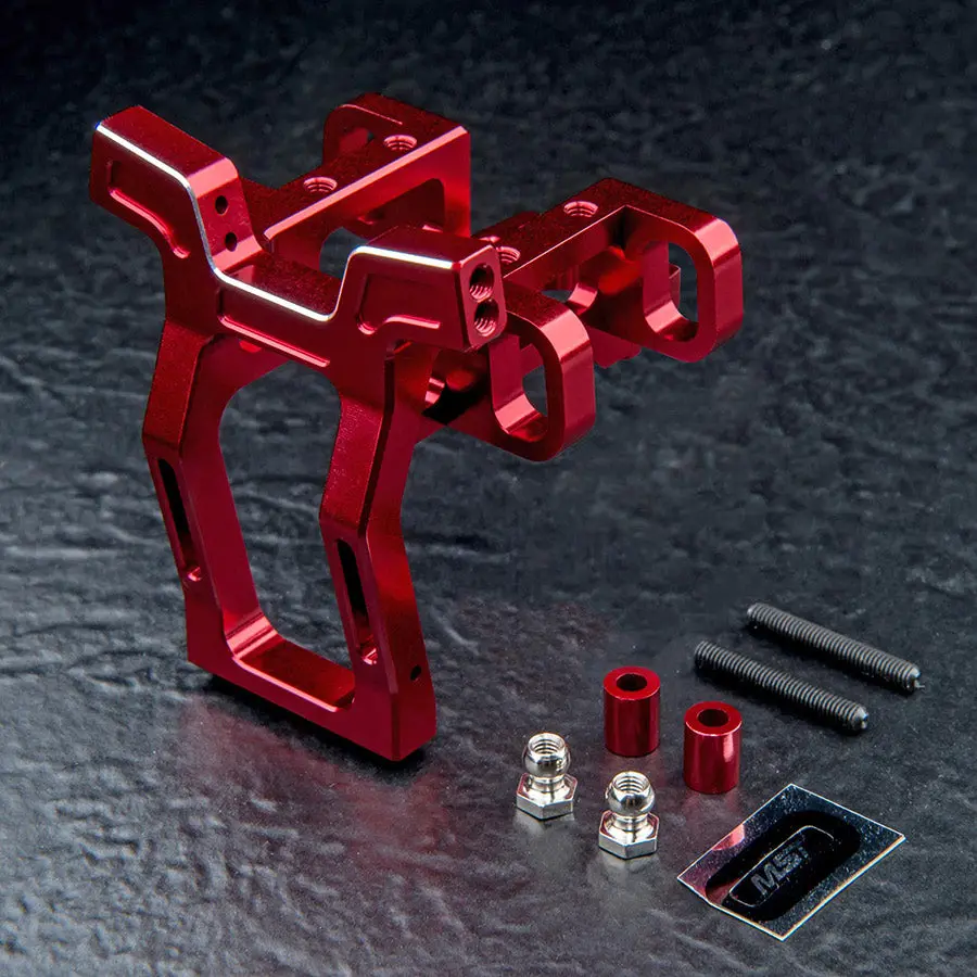 Mst Alum. Lightweight Integrated Front Head Mount - Red 1