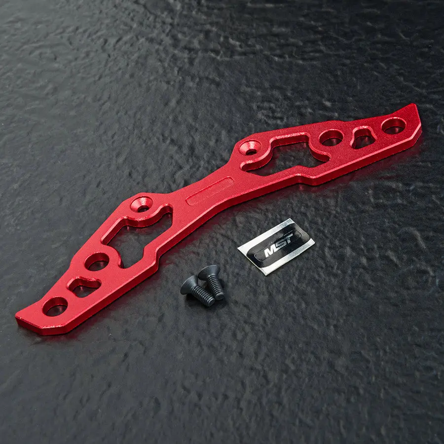 Mst Alum. Lightweight Bumper Support L - Red 1