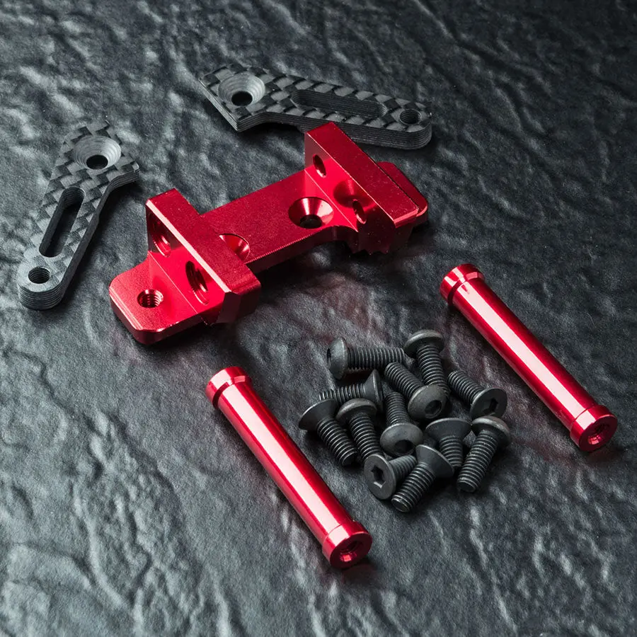 Mst Alum. Adjustable Front Connect Mount V2 - Red 1