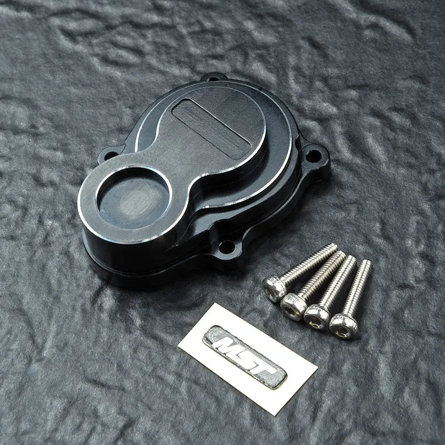 Mst Mrx Alum. Gearbox Rear Cover - Black 1