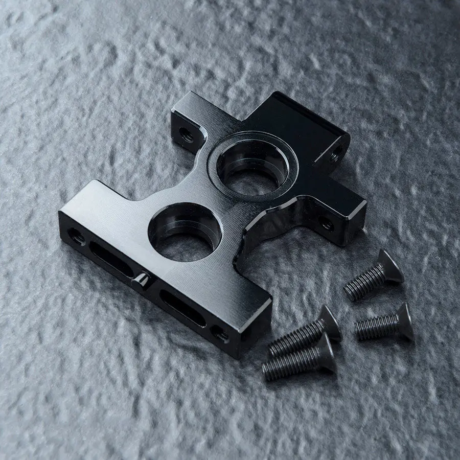 Mst Mrx Alum. Upper Deck Adopter Reinforcement - Black 1