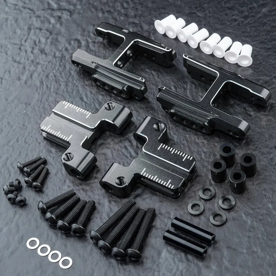 Mst Tha Alum. Adjustable Rear Suspension Arm Set - Black 1