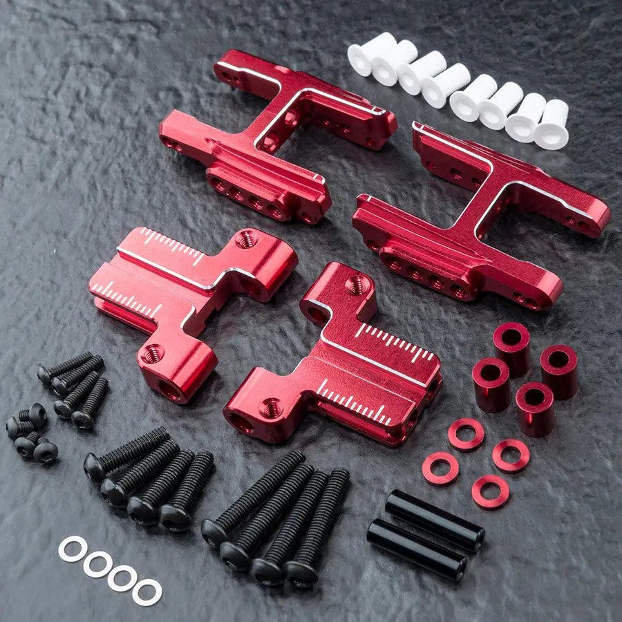 Mst Tha Alum. Adjustable Rear Suspension Arm Set - Red 1