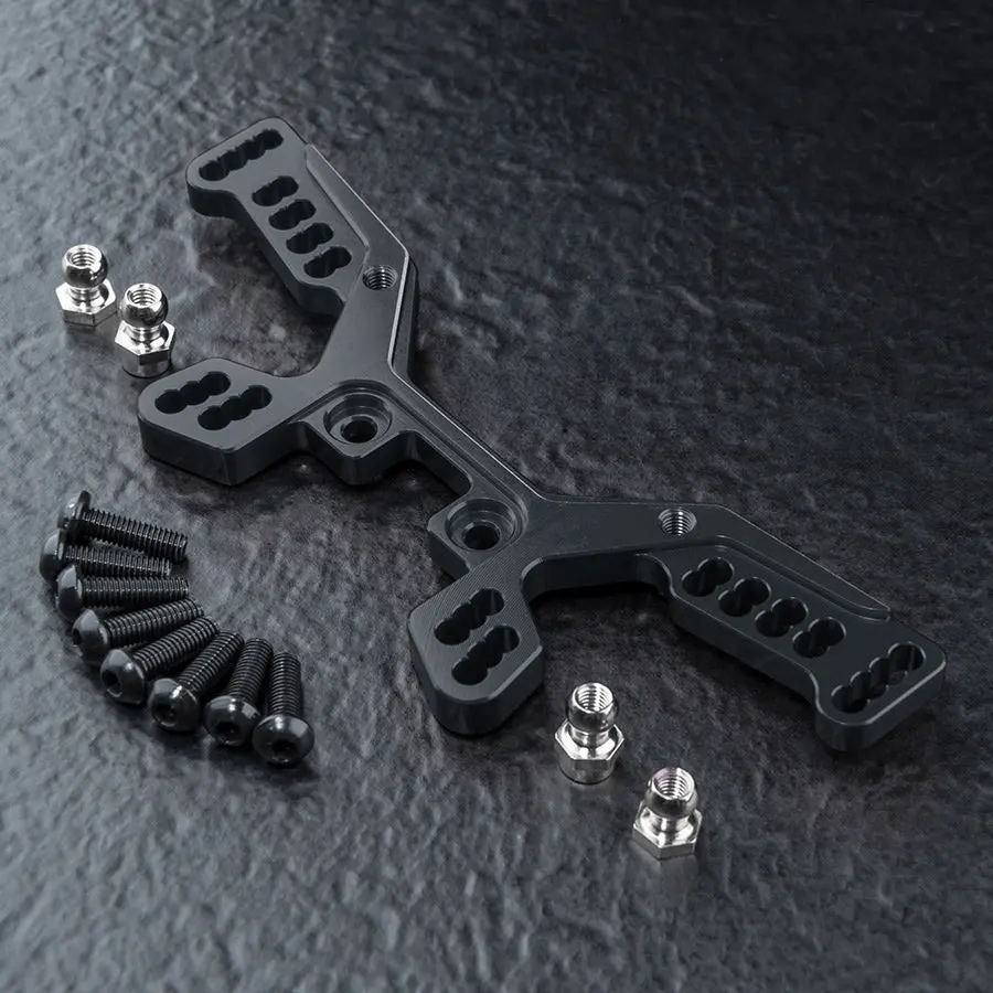 Mst Rmx-M Alum. Rear Damper Stay - Black 1