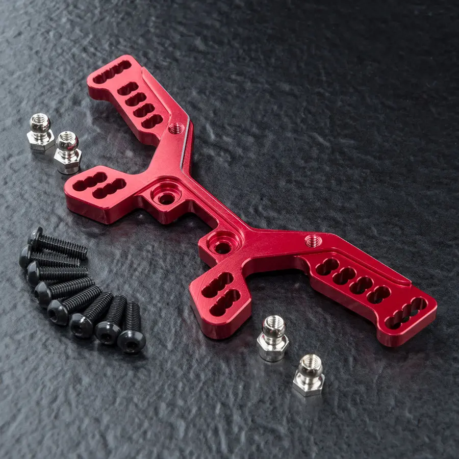 Mst Rmx-M Alum. Rear Damper Stay - Red 1