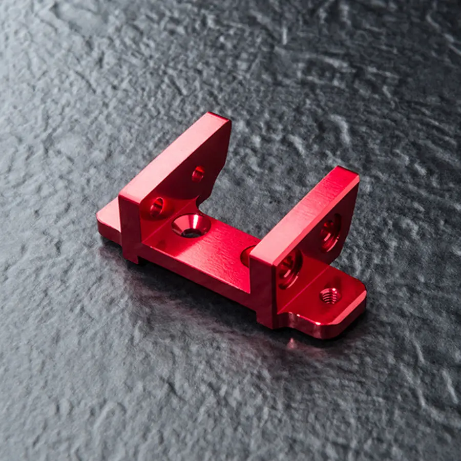 Mst Alum. Front Upper Deck Connector - Red 1
