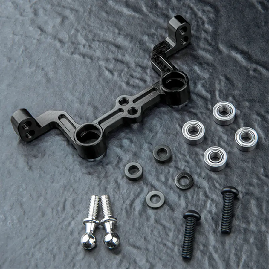 Mst Alum. Steering Joint Plate - Black 1