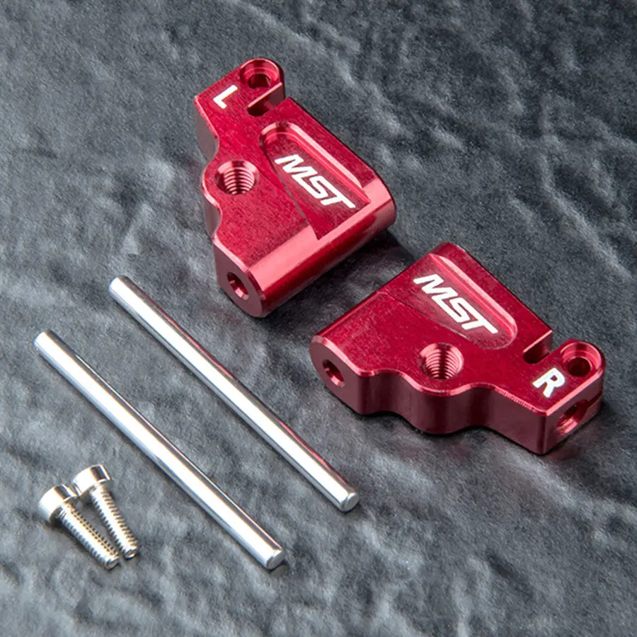 Mst Rmx M Alum. Front Upper Arm Set - Red 1