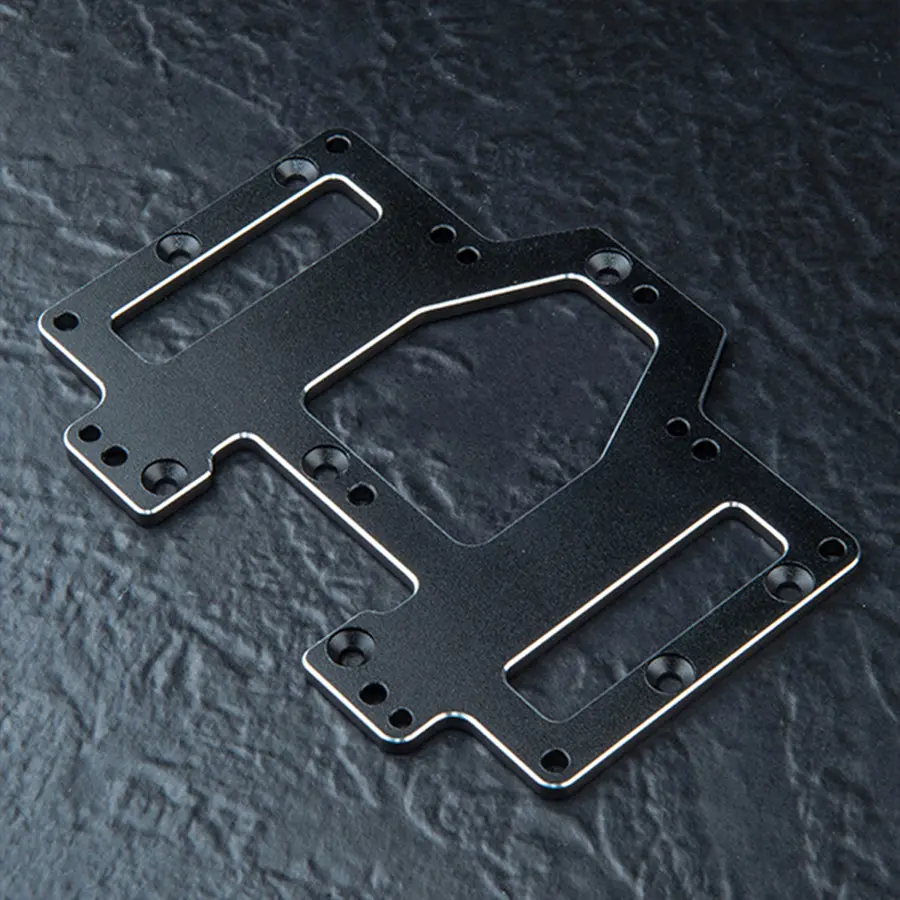 Mst Frx Alum. Battery & Servo Mounting Plate - Black 1