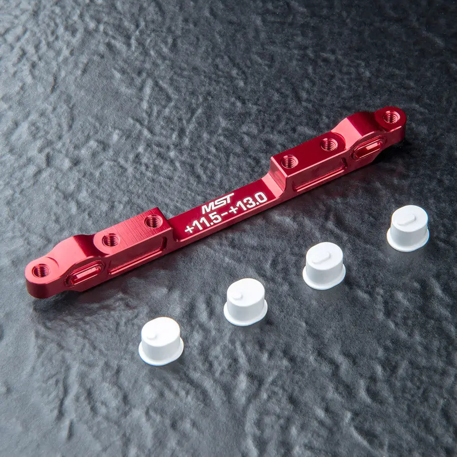 Mst Tmb Alum. Adjustable Lower Arm Mount - Red 1