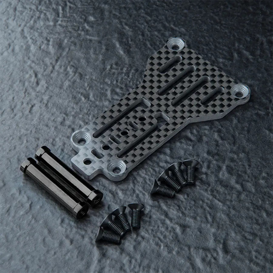 Mst Rmx 4 Carbon Lightweight Rear Link Plate Set - Black 1