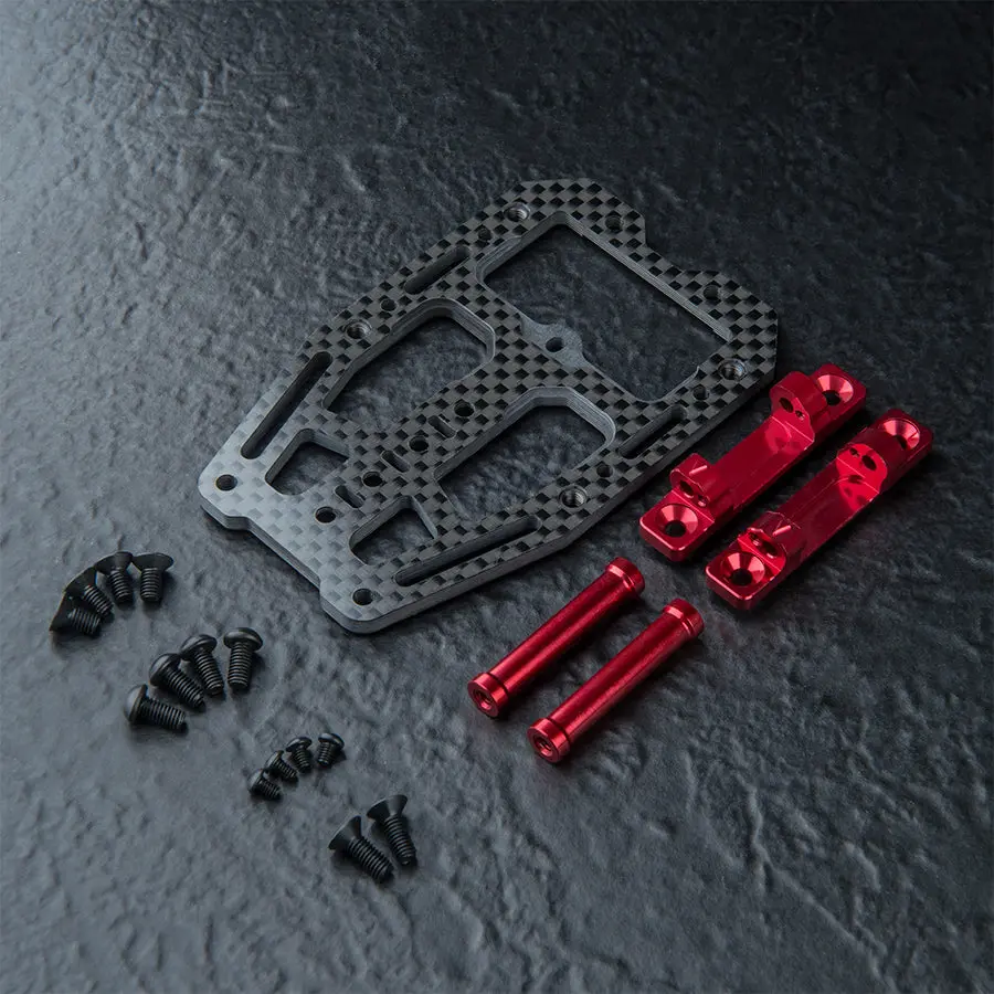 Mst Rmx 4 Carbon Lightweight Front Head Mount - Red 1