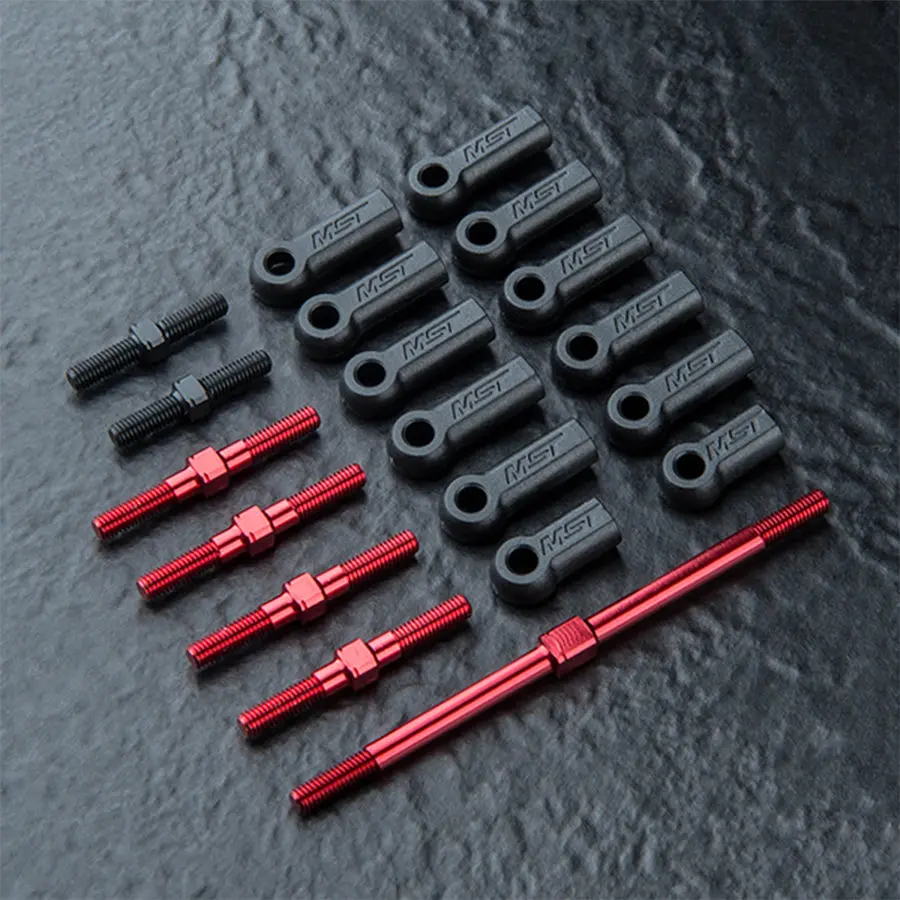 Mst Rmx 4 Full Turnbuckle Set - Red 1