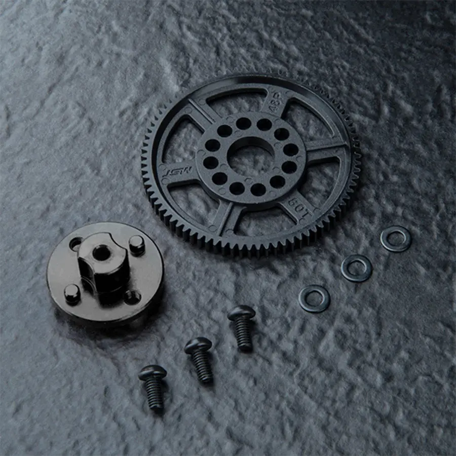 Mst Rmx 4 Alum. Spur Gear Holder - Black 1