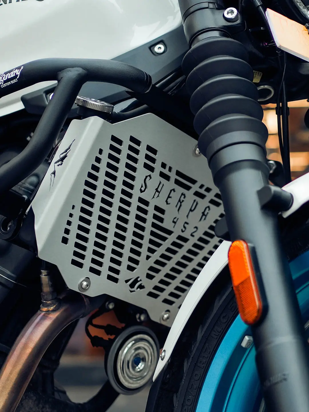 Legundary Re Guerrilla 450 Sherpa Radiator Grill Aluminium 1