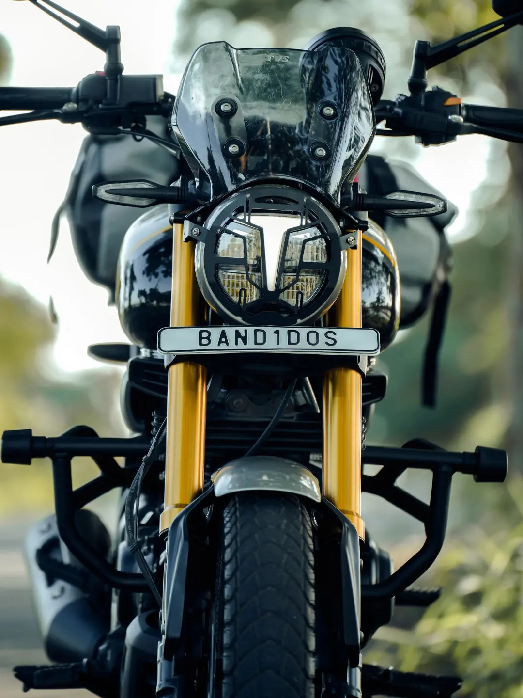 Jb Racing Tvs Ronin Headlight Grill 1