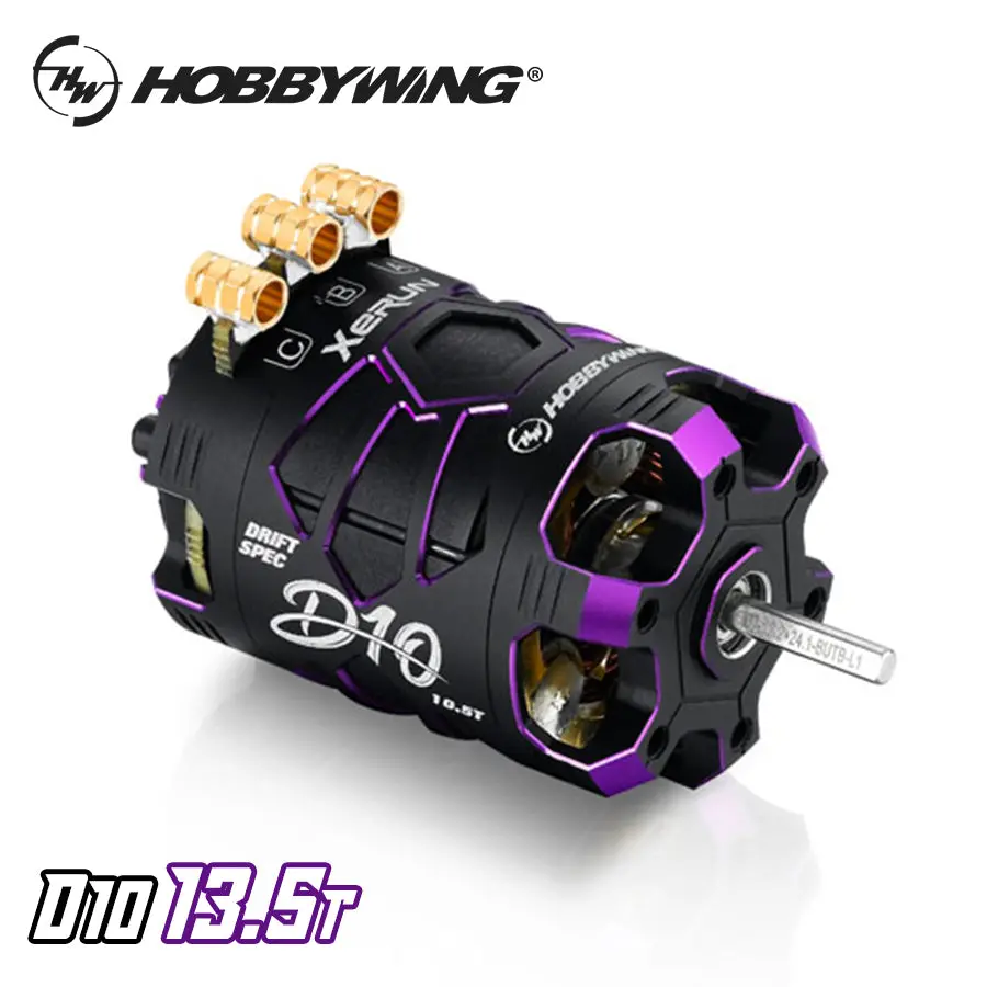 Hobbywing Xerun D10 13.5T Motor - Purple 1