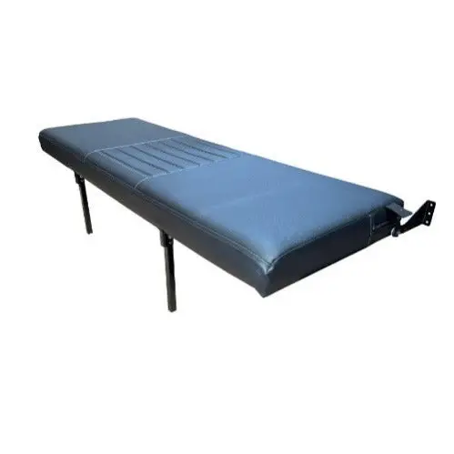 58" Folding Bench Seat - Carbon Fiber Vinyl 1