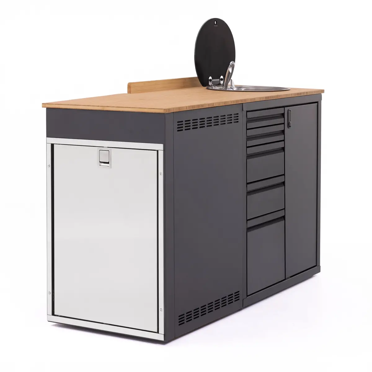56In Forward Facing Galley W/Drawers - 130 1