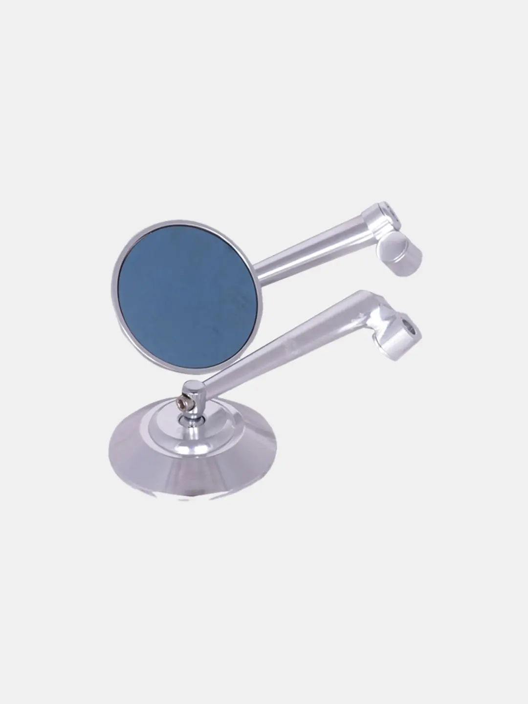 Rizoma Cnc Round Mirror-Silver 1