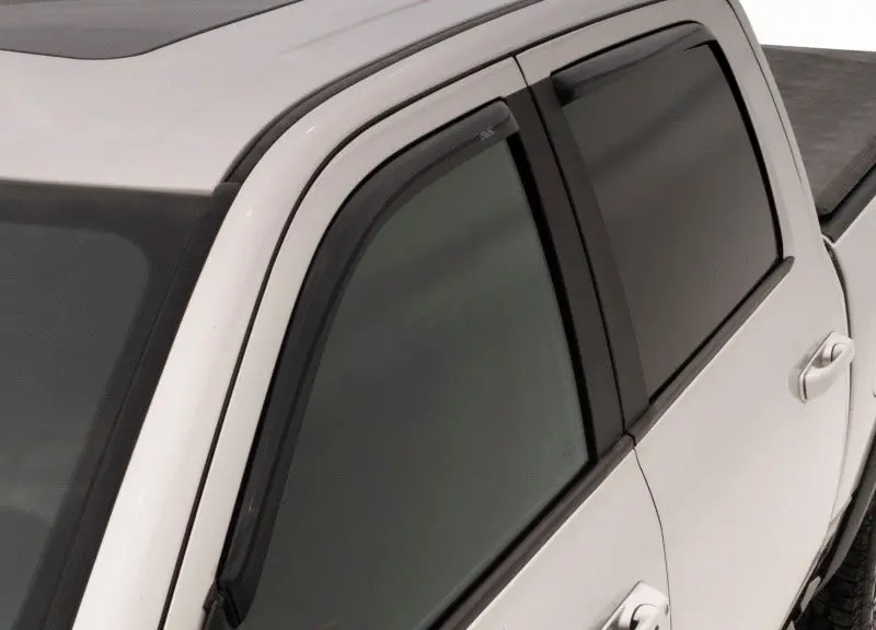 Avs 02-08 Dodge Ram 1500 Quad Cab Ventvisor In-Channel Front & Rear Window Deflectors 4Pc - Smoke 1