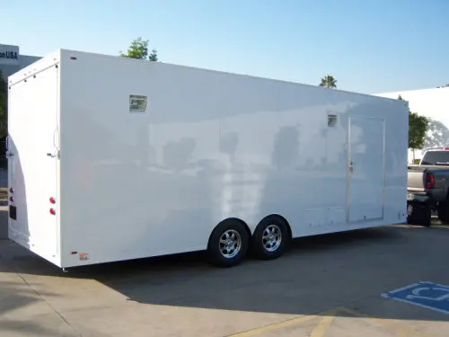 25'  V Nose Motorsports Trailer 1