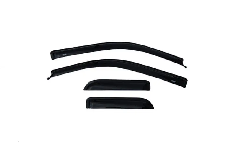 Avs 04-14 Ford F-150 Supercab Ventvisor Outside Mount Window Deflectors 4Pc - Smoke 1
