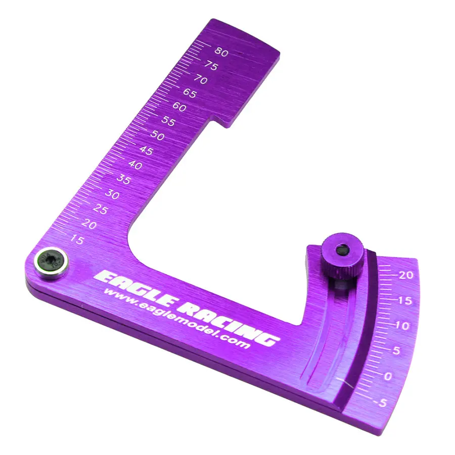 Eagle Racing High Angle Camber Gauge - Purple 1