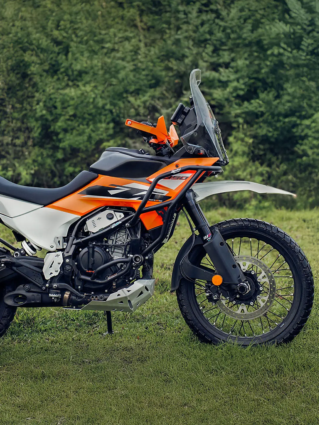 Legundary Ktm Adv 390 2025 Model Raptor Crash Guard Black 1