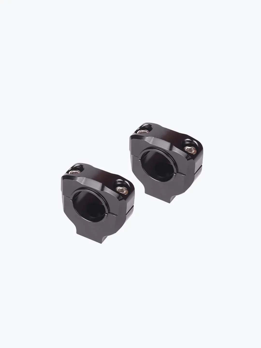 Handle Riser Bevel Edge Round Black 1