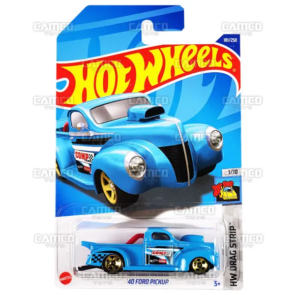 40 Ford Pickup #181 Blue - 2022 Hot Wheels 1
