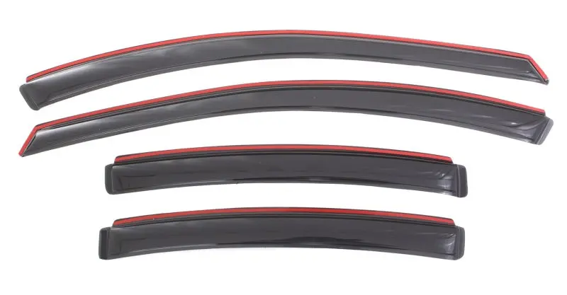 Avs 11-15 Chevy Cruze Ventvisor In-Channel Front & Rear Window Deflectors 4Pc - Smoke 1