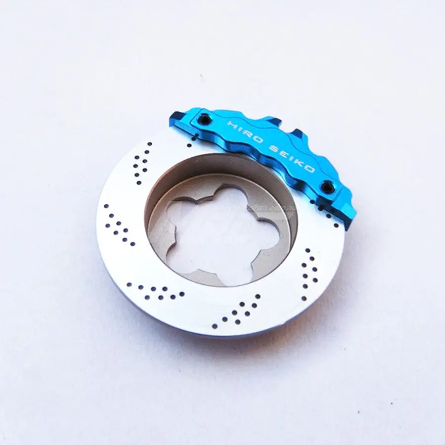 Hiro Seiko Alum. Brake Disc Evo-Ii - Tamiya Blue 1