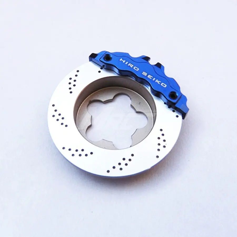 Hiro Seiko Alum. Brake Disc Evo-Ii - Yokomo Blue 1