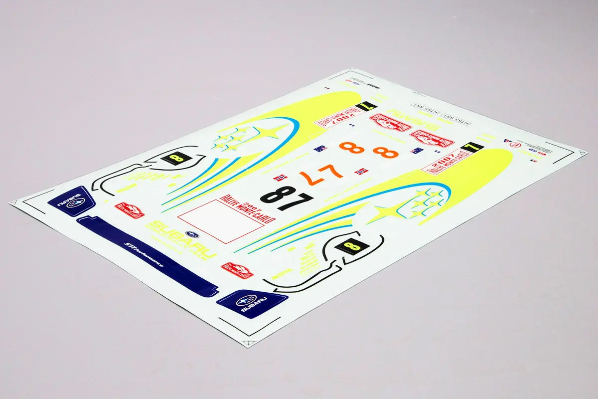 Killerbody Impreza Wrc 2007 Decal Set 1