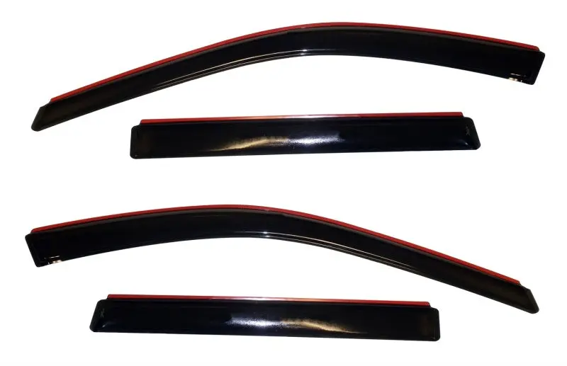 Avs 11-18 Jeep Grand Cherokee (Not L Model) Ventvisor In-Chnl Frt & Rr Window Deflectors 4Pc - Smoke 1