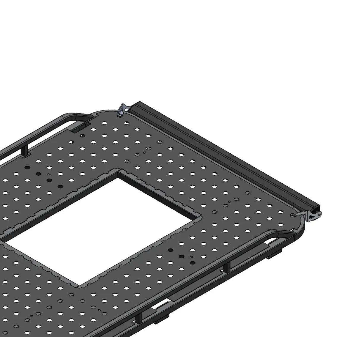 50" Light Bar Roof Rack Mounting Bracket Kit 2