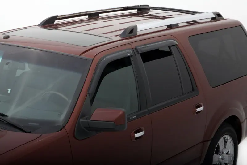 Avs 98-18 Lincoln Navigator Ventvisor Outside Mount Window Deflectors 4Pc - Smoke 1