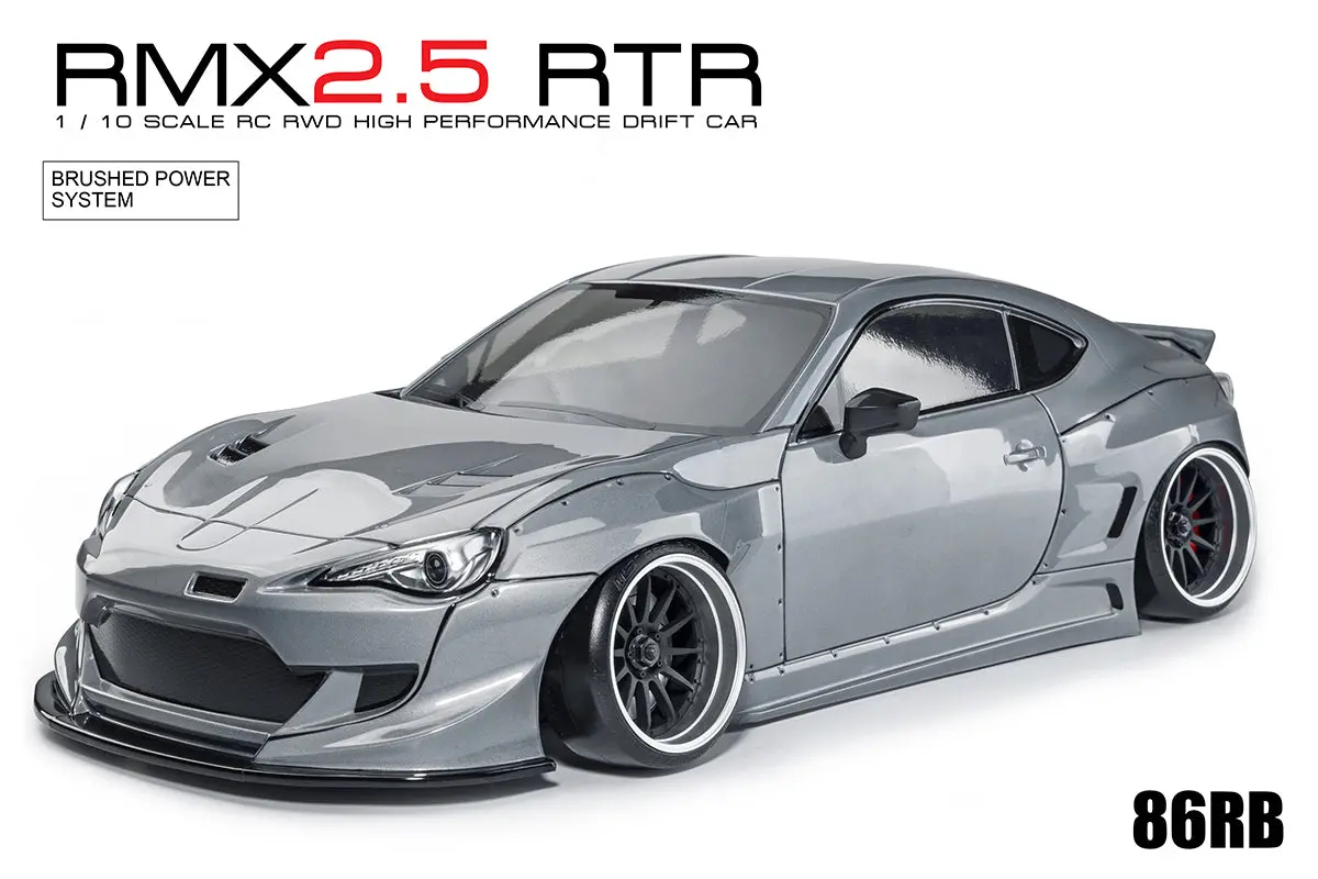 Mst Rmx 2.5 86Rb (Metal Grey) Rtr (Brushed) 1