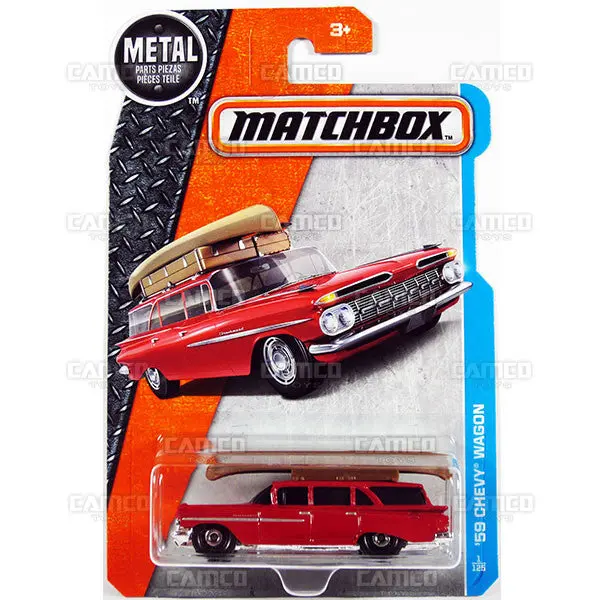 59 Chevy Wagon #1 Red - 2017 Matchbox 1