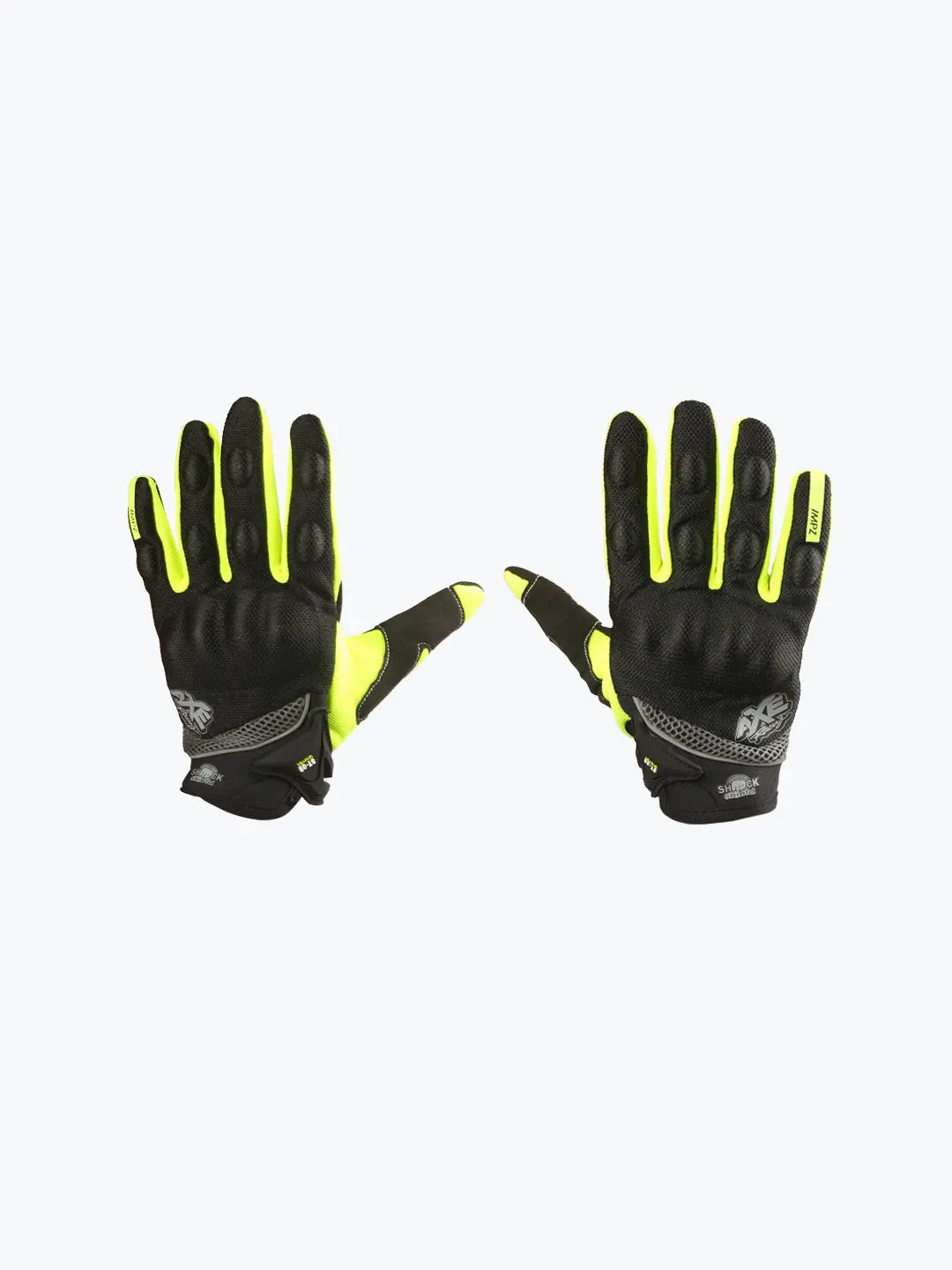 Axe Racing Gloves St09 Black Yellow 1