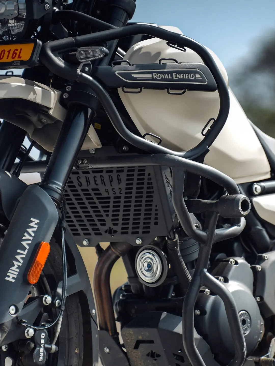 Legundary Himalayan 450 Sherpa Radiator Grill Mild Steel 1