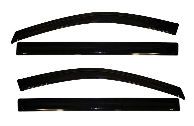 Avs 08-16 Chrysler Town & Country Ventvisor Outside Mount Window Deflectors 4Pc - Smoke 1