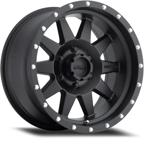 Method Rim Wheel, "The Standard" Matte Black - 17X7.5 1